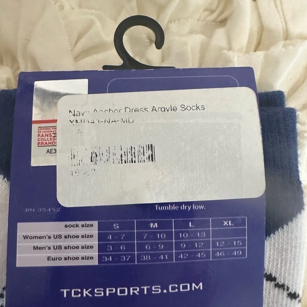 TCK Comfort Socks‎ Navy insignia size medium